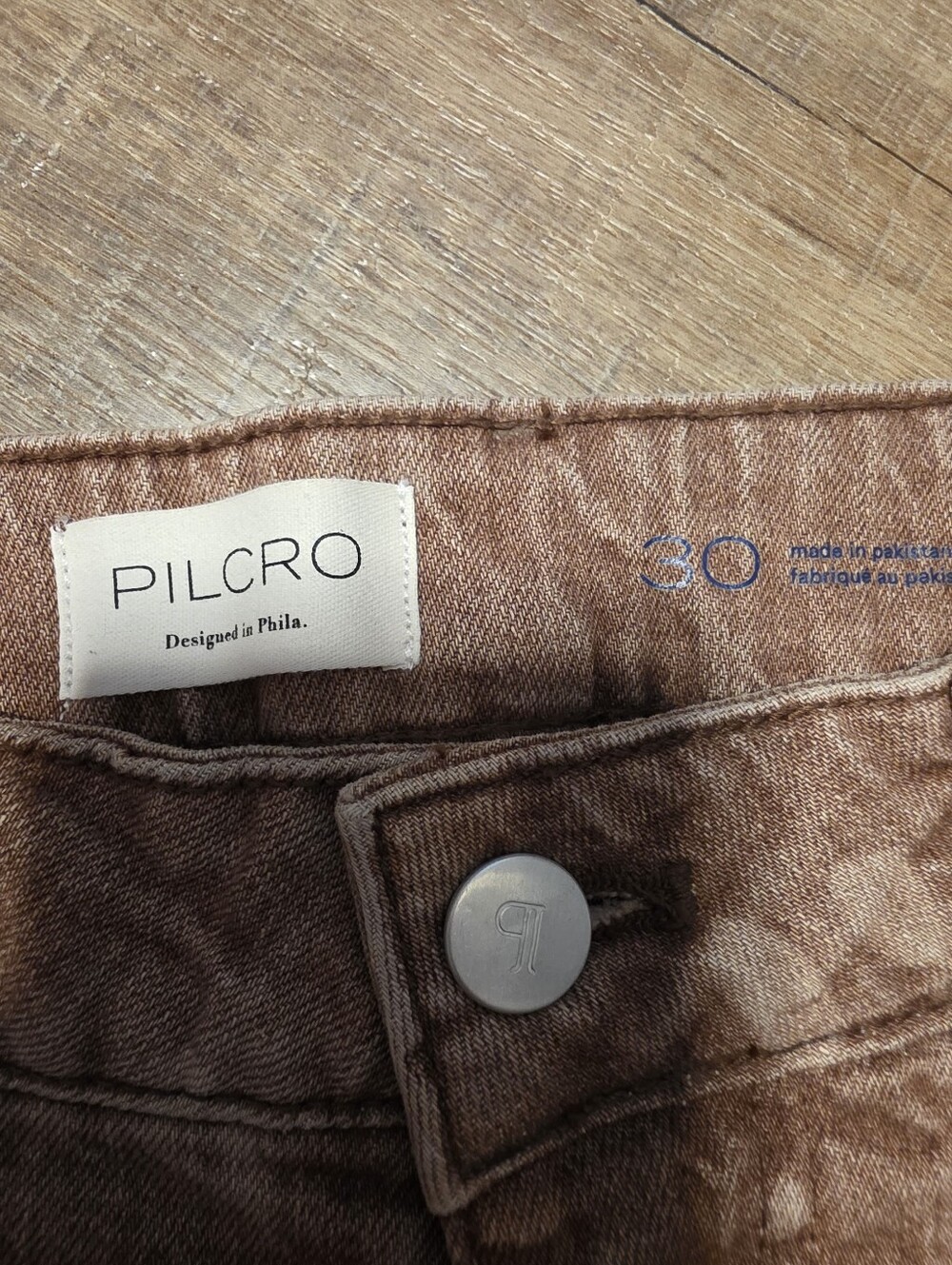 Anthropologie ($178) Pilcro Oh Deer High-Rise Wide-Leg Jeans NWT Size 30 - Picture 5 of 10